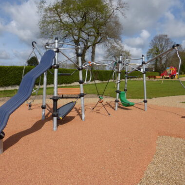 Aire de jeux dans un parc