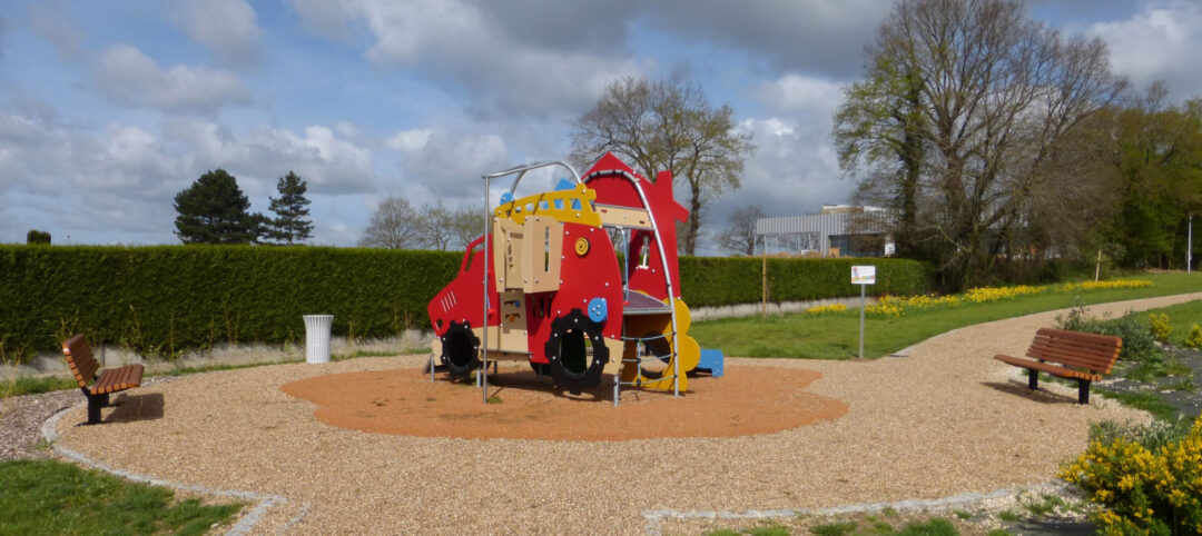 Aire de jeux dans un parc