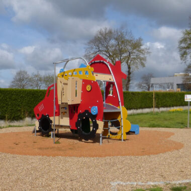 Aire de jeux dans un parc