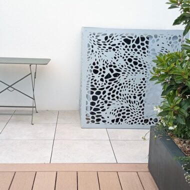 Jardin avec mobilier