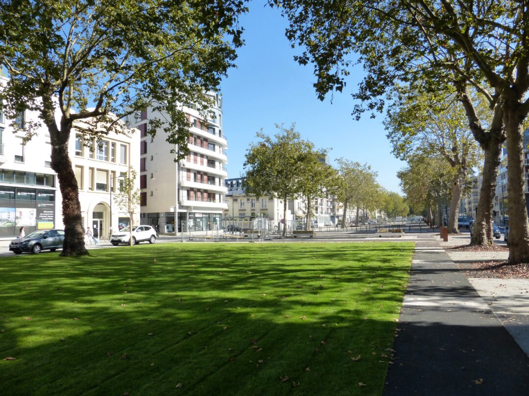 Espace vert en centre ville