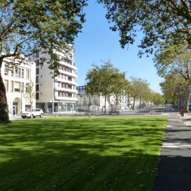 Espace vert en centre ville