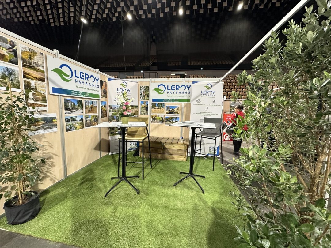 Stand LEROY PAYSAGES salon AMF 53 à Laval